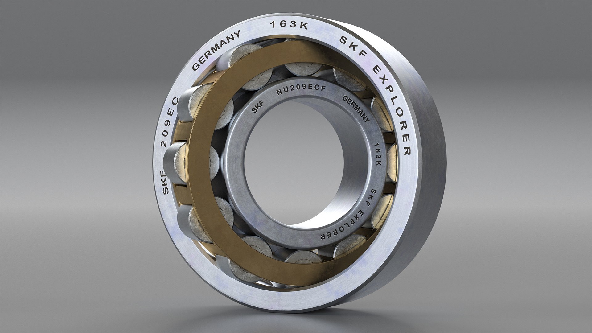Roller Bearing 3D model preview