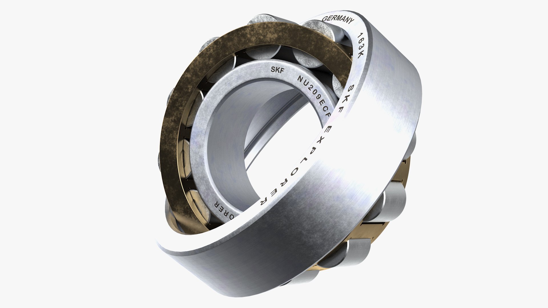 Roller bearing 3D model - TurboSquid 1465416