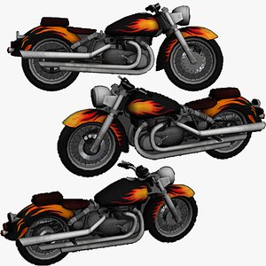 Heavy-Sport-Bike-020 3D model