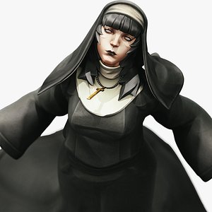 Nun - Sister Katharine - Stylized Fantasy Character - 76