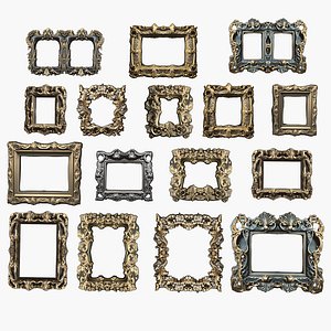 Baroque picture frames Pack  16