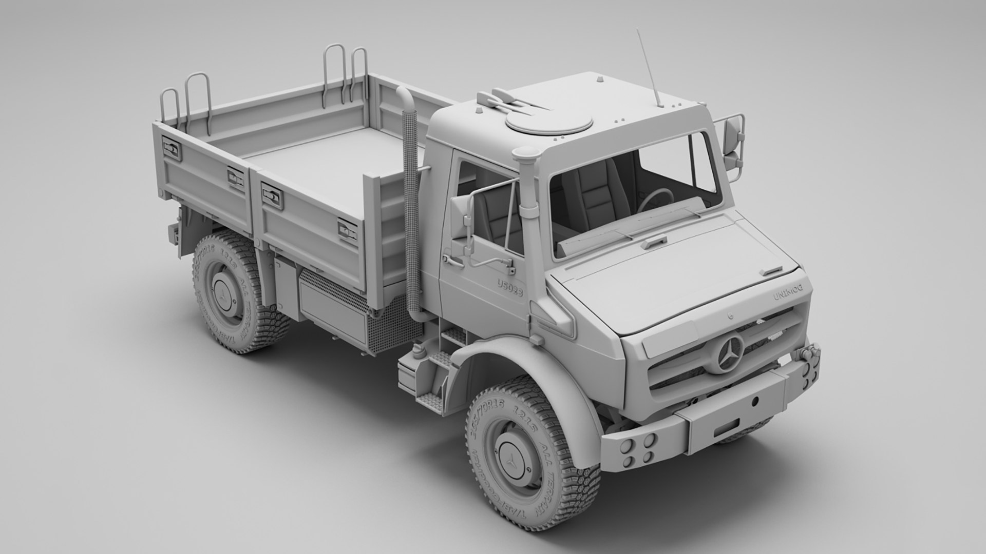 3D Mercedes - Benz Unimog U4023 - U5023 Model - TurboSquid 1717286