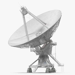Big Satellite Antenna Rotate and Tilt Rigged