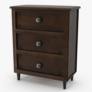 dark dresser ornaments model