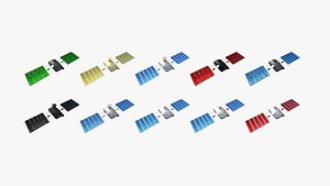 10 Satellite I Collection - SciFi Space Design 3D model