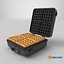 3D model Waffle Maker with Square Waffle