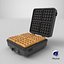 3D model Waffle Maker with Square Waffle