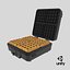 3D model Waffle Maker with Square Waffle