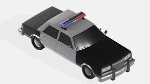 3D Police car
