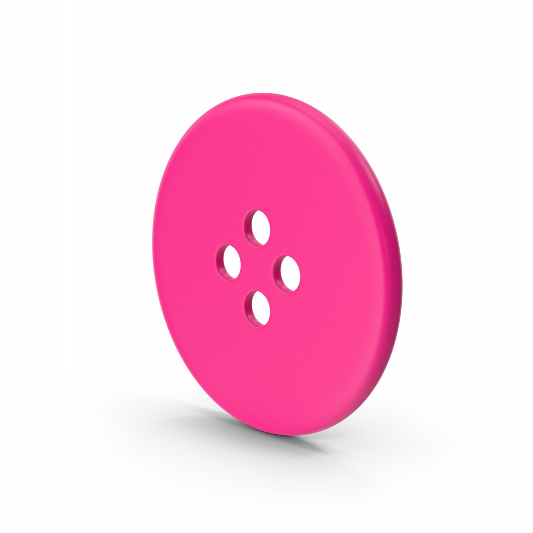 Cloth Button 3D Model - TurboSquid 2189907