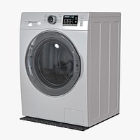 Washing Machine with an Anti-Vibration Mat