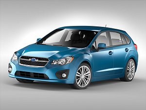 3D model - subaru car