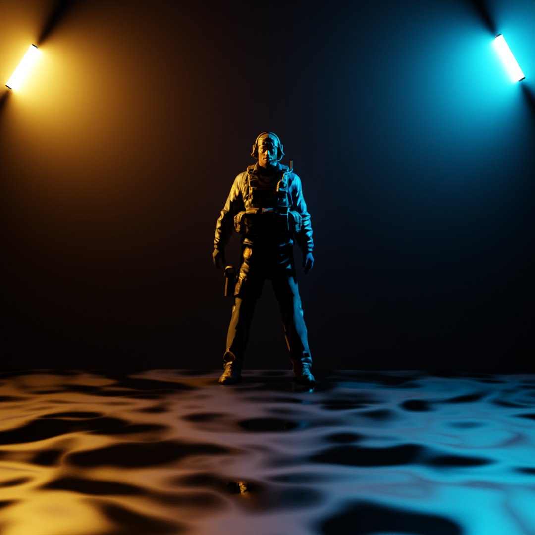 3D Model CSGO FBI Agent - TurboSquid 1734427