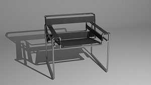 3D model Wassily chair