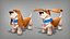 漫画のキャラクター犬バセットハウンドのベース メッシュ