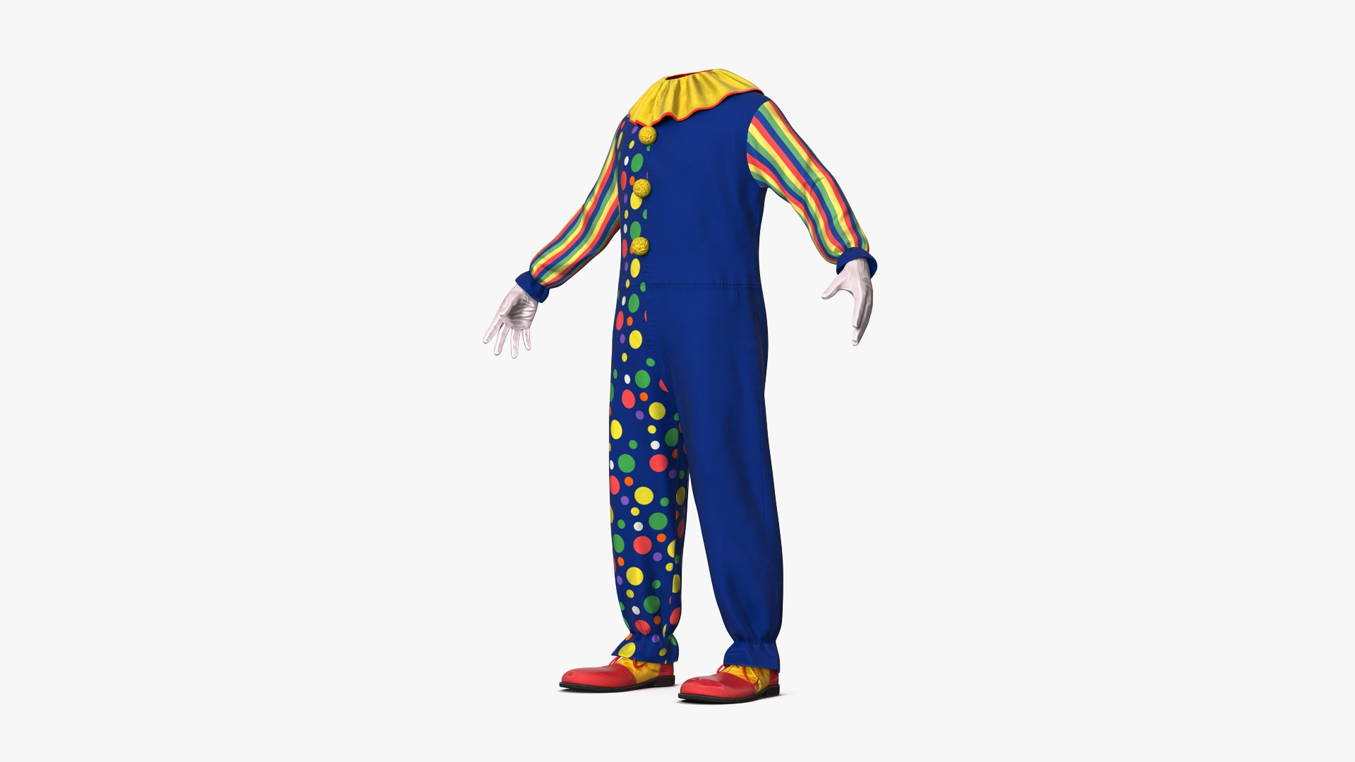 clown costumes 3D model https://p.turbosquid.com/ts-thumb/iR/MMQSYR/BTZmnEho/clowncostumescollection3dmodel002/jpg/1599989177/1920x1080/fit_q87/0554de1494f198644197ee54544318656a93f74d/clowncostumescollection3dmodel002.jpg