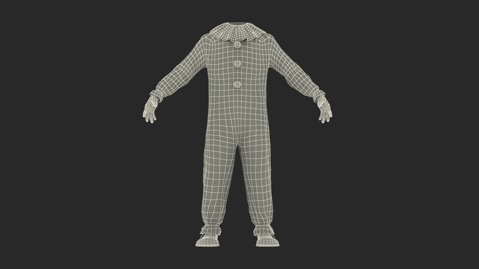 clown costumes 3D model https://p.turbosquid.com/ts-thumb/iR/MMQSYR/agrjbbhj/clowncostumescollection3dmodel022/jpg/1599989230/1920x1080/fit_q87/49a095cd6f46bb9330e734e5f81ba666b8abc585/clowncostumescollection3dmodel022.jpg