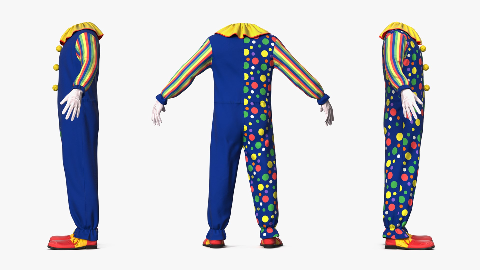 clown costumes 3D model https://p.turbosquid.com/ts-thumb/iR/MMQSYR/kzgzduFA/clowncostumescollection3dmodel005/jpg/1599989185/1920x1080/fit_q87/b52126950cf1500e435112e8a6864e28dd5538c9/clowncostumescollection3dmodel005.jpg