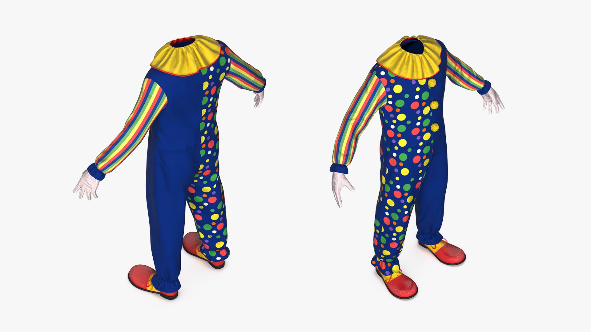 clown costumes 3D model https://p.turbosquid.com/ts-thumb/iR/MMQSYR/qdUPpUoR/clowncostumescollection3dmodel006/jpg/1599989188/1920x1080/fit_q87/8e70c97dd8b3b84647f32e44f79a3abb3a58a79e/clowncostumescollection3dmodel006.jpg