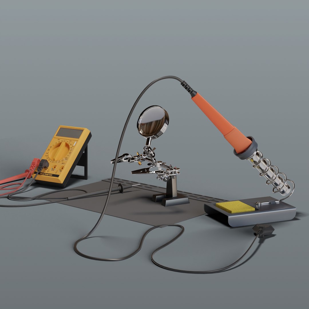 Electronics Soldering Kit 3D - TurboSquid 2076592