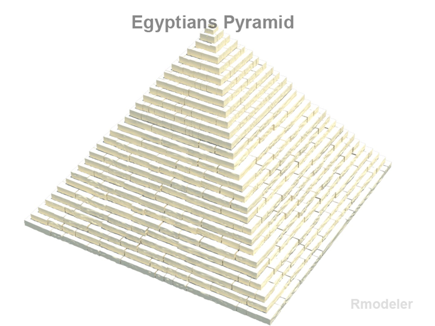 Pyramid Square Egypt 3d Model