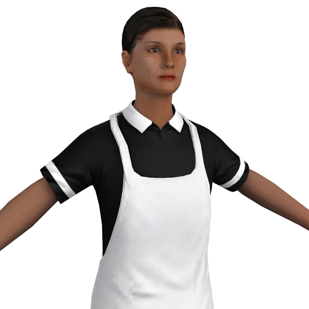 3D Maid Model - TurboSquid 1243951