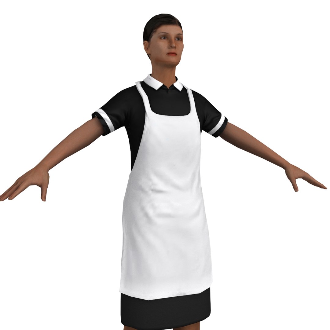 3D maid model - TurboSquid 1243951