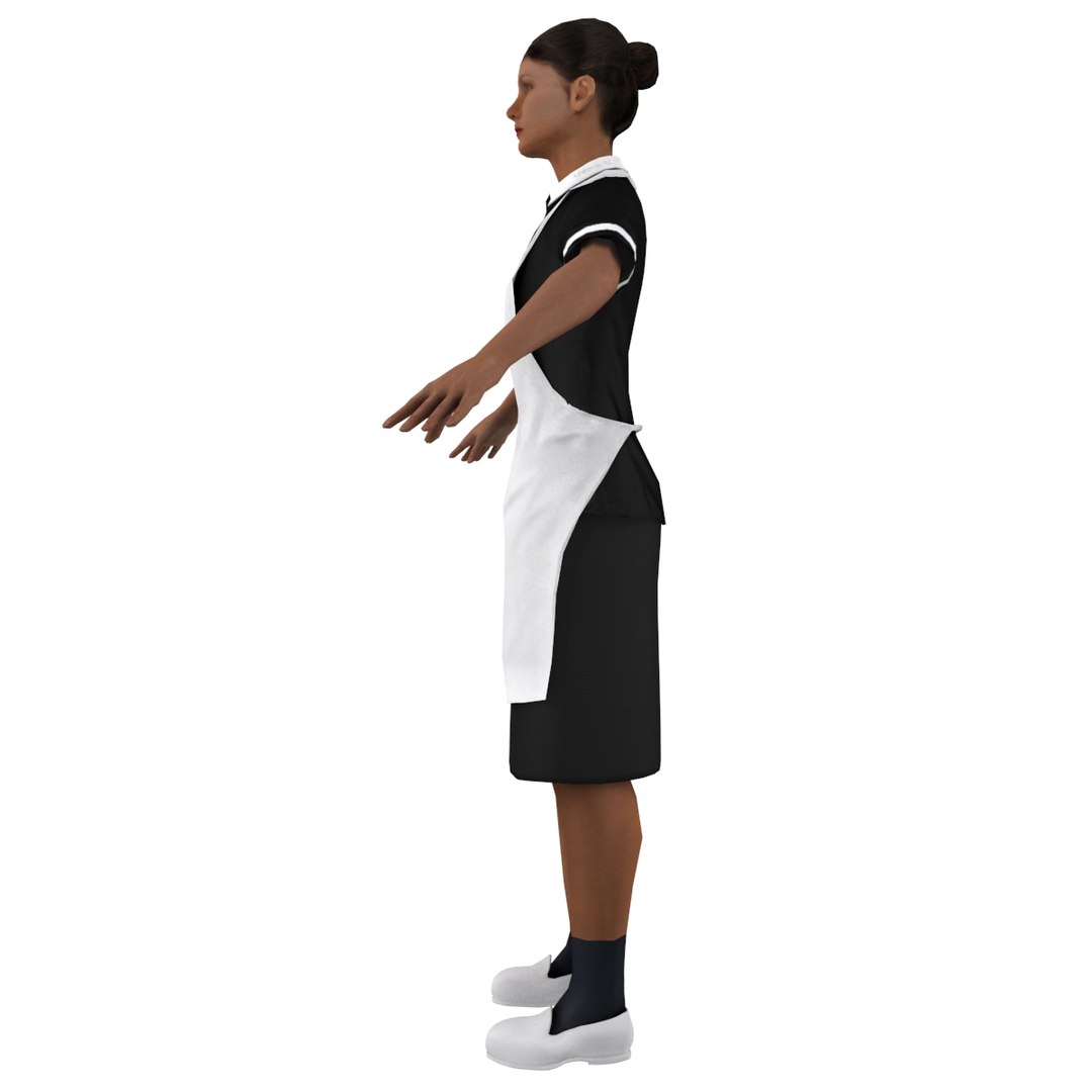 3D Maid Model - TurboSquid 1243951