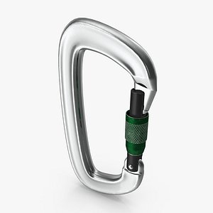 3D locking carabiner model
