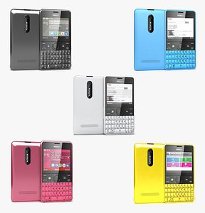 3dsmax nokia asha 210 colors