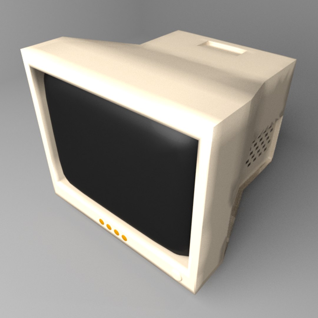 3D Crt Monitor 24 Inch Model - TurboSquid 1586096