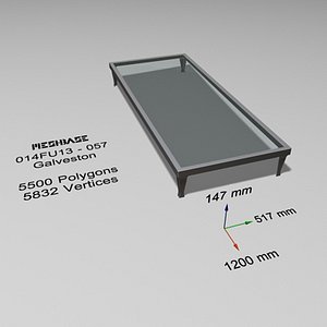 3d table - trash model
