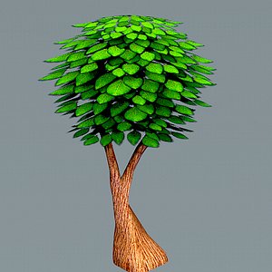 3d 3ds grass trees