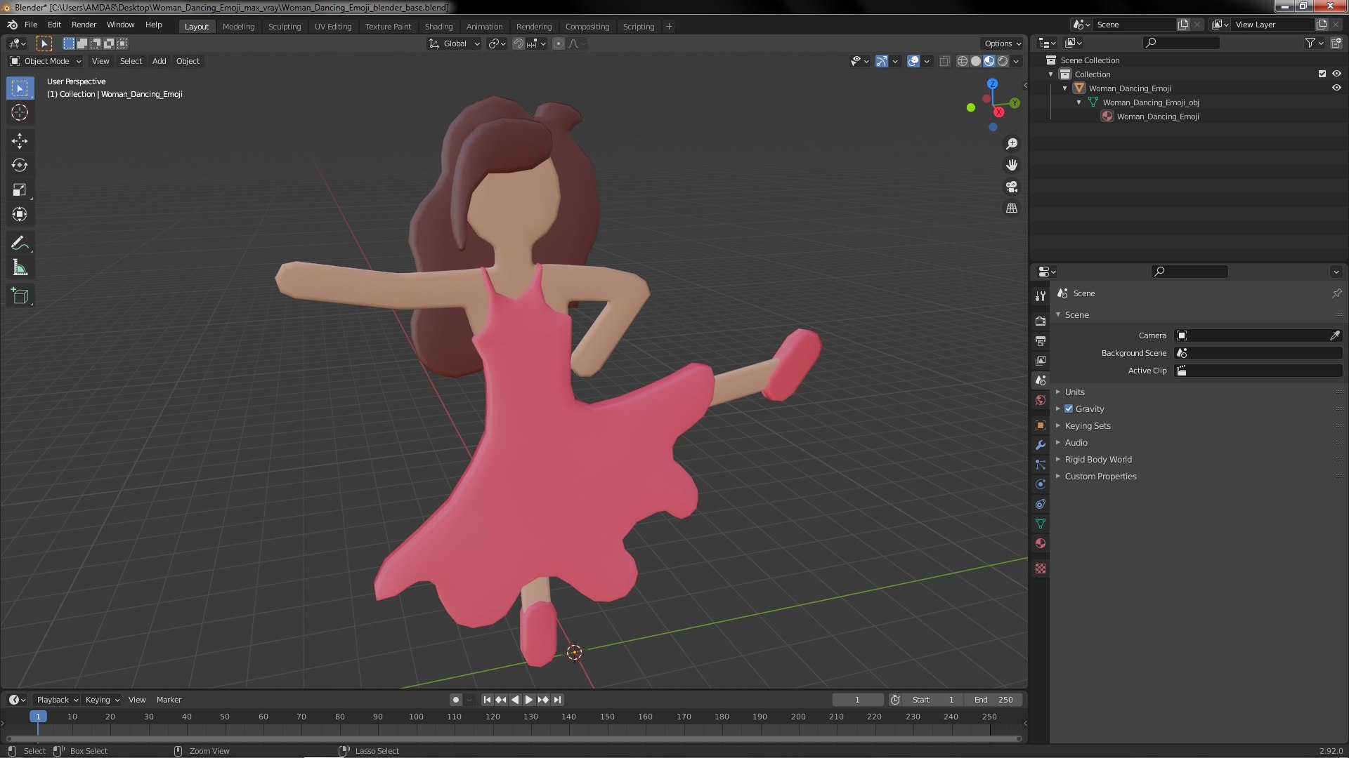 3D Woman Dancing Emoji model https://p.turbosquid.com/ts-thumb/iR/bNYp9w/B6/womandancingemoji3dsmodel027/jpg/1647289908/1920x1080/fit_q87/a98eaa6e645432aa620708b5e92cf6a33cf69033/womandancingemoji3dsmodel027.jpg