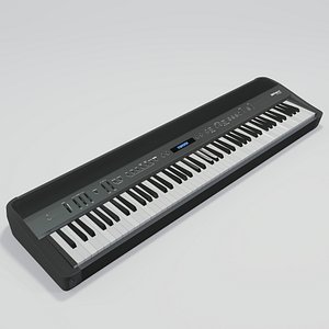 Roland Digital Portable Piano FP-90X Black 3D model