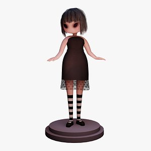 3D doll model