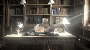 Library Interior Maya Models for Download | TurboSquid