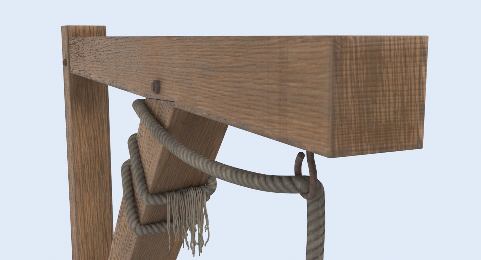 3D Gallows-pole Model - TurboSquid 1149135