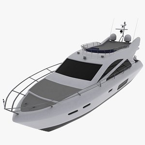 3d model yacht