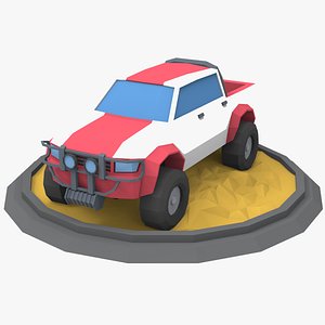 Pickup Low Poly Polygon
