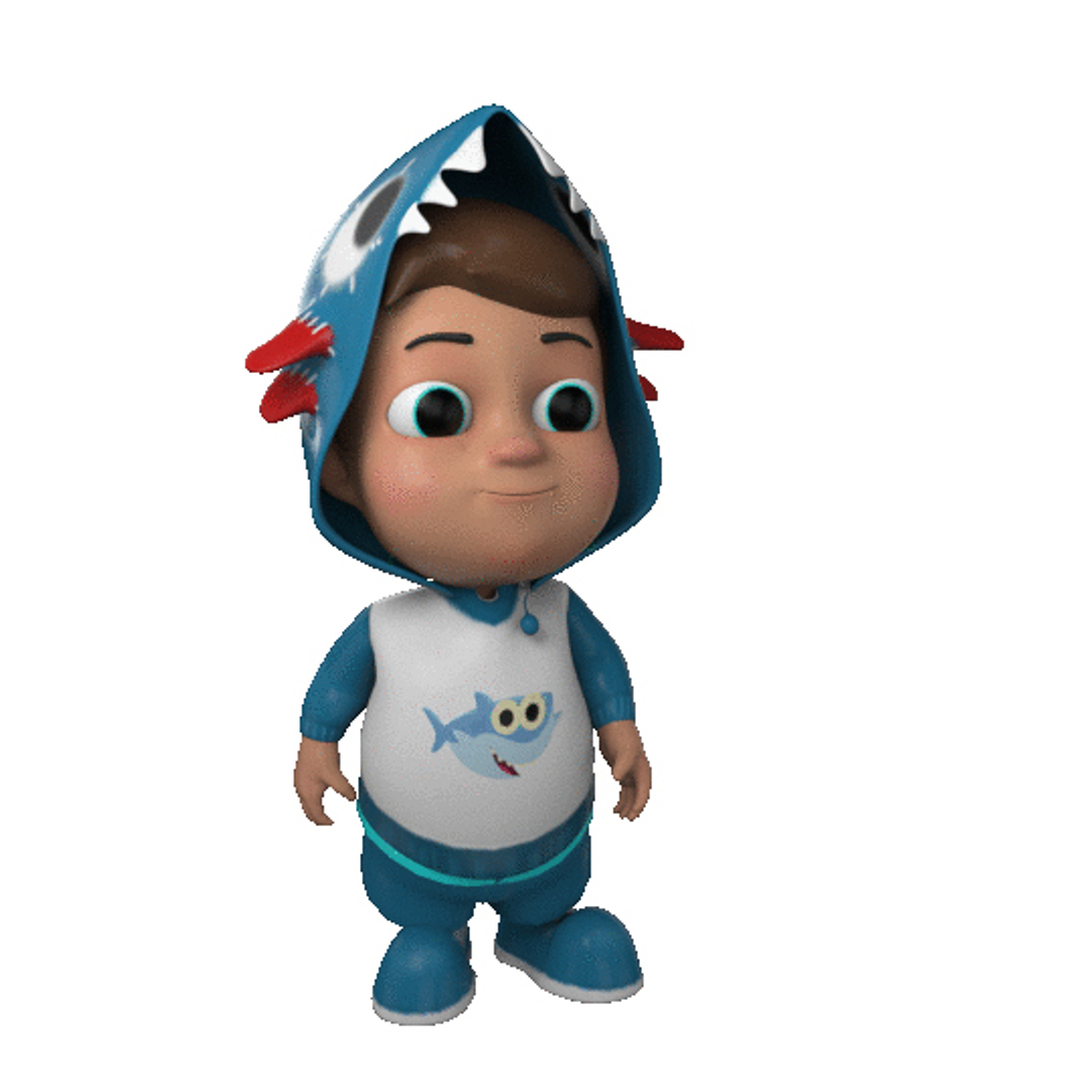 3D Baby Shark Boy Costume - TurboSquid 1604726