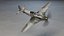 Yakovlev YAK-3 chasseur lowpoly WW2