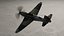Yakovlev YAK-3 chasseur lowpoly WW2