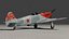 Yakovlev YAK-3 chasseur lowpoly WW2