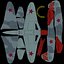 Yakovlev YAK-3 chasseur lowpoly WW2