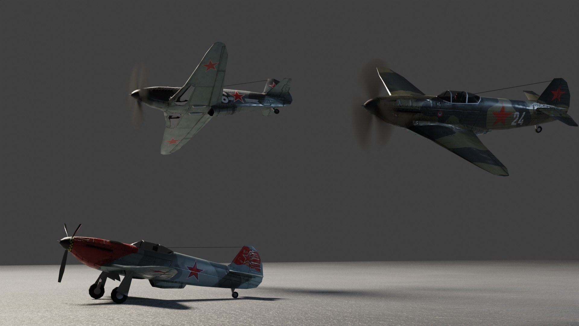 3D model Yakovlev YAK-3 lowpoly WW2 fighter https://p.turbosquid.com/ts-thumb/iR/l6LoNq/lD/preview03/jpg/1650311507/1920x1080/fit_q87/90b22daf04a421dd78ed2ccac988e8330d01efca/preview03.jpg