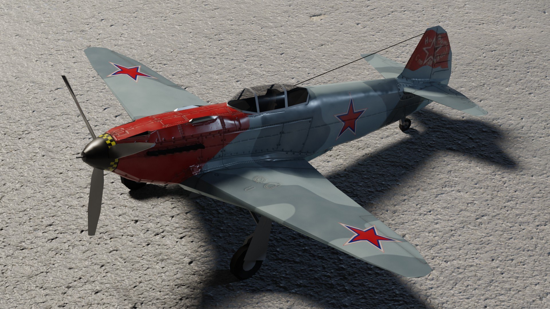 3D model Yakovlev YAK-3 lowpoly WW2 fighter https://p.turbosquid.com/ts-thumb/iR/l6LoNq/wf/preview07/jpg/1650311509/1920x1080/fit_q87/74c67580fe33ea852f41d1a4a4149f5b493b51bc/preview07.jpg