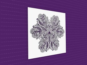 mandala cnc 3D model