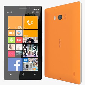 3d model realistic nokia lumia 930