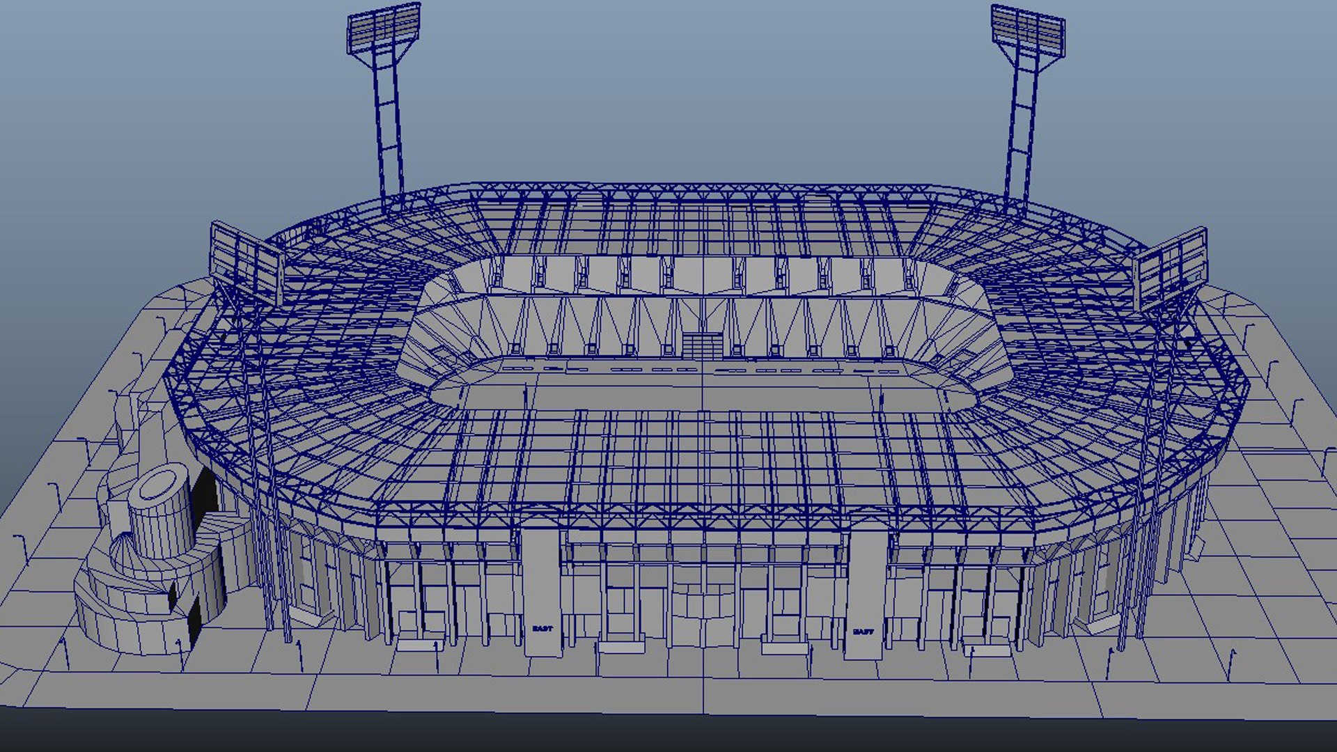 3D Rugby Stadium Animations - TurboSquid 1866794